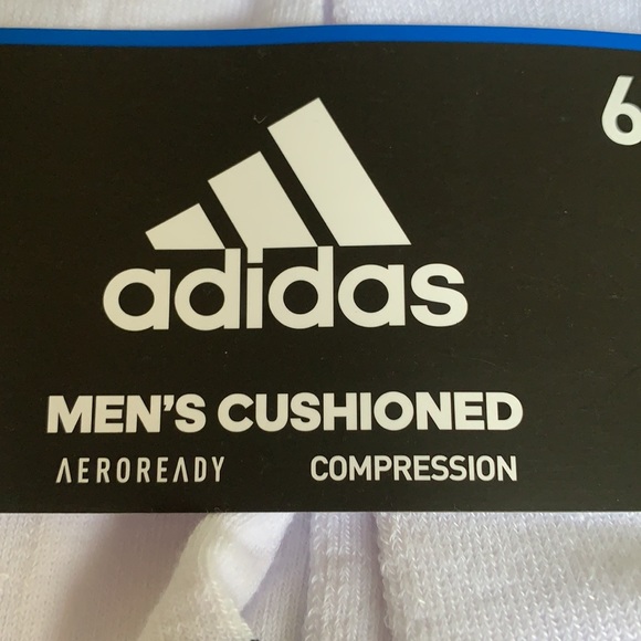 ADIDAS MEN’S CUSHIONED AERORADY COMPRESSN NO SHOW - Picture 11 of 12